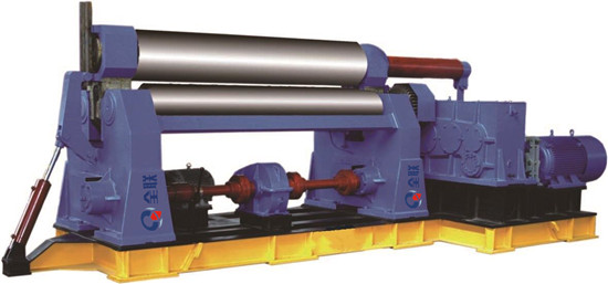 水(shuǐ)平下調(diào)式三輥(gǔn)卷闆機(ji) 水平(ping)下調式(shì)三輥卷(juan)闆機